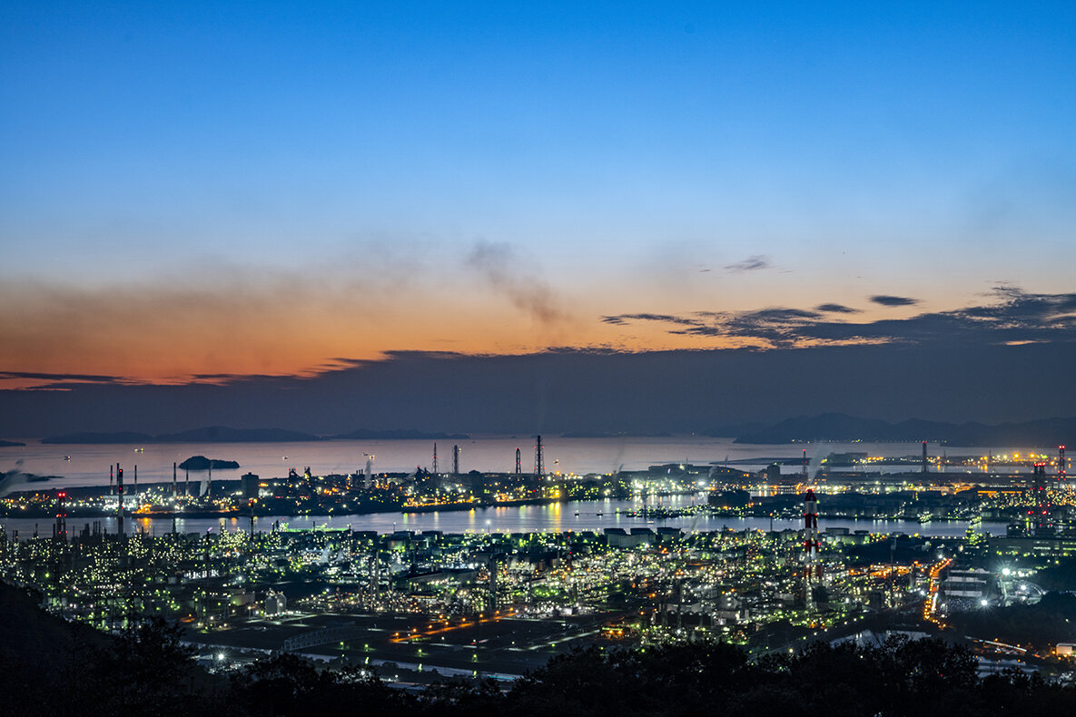 水島コンビナート（水島臨海工業地帯）夜景 【倉敷市】 | 観光スポット